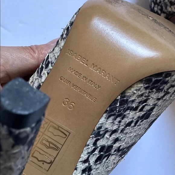 Isabel Marant Python Pumps - Picture 6 of 8